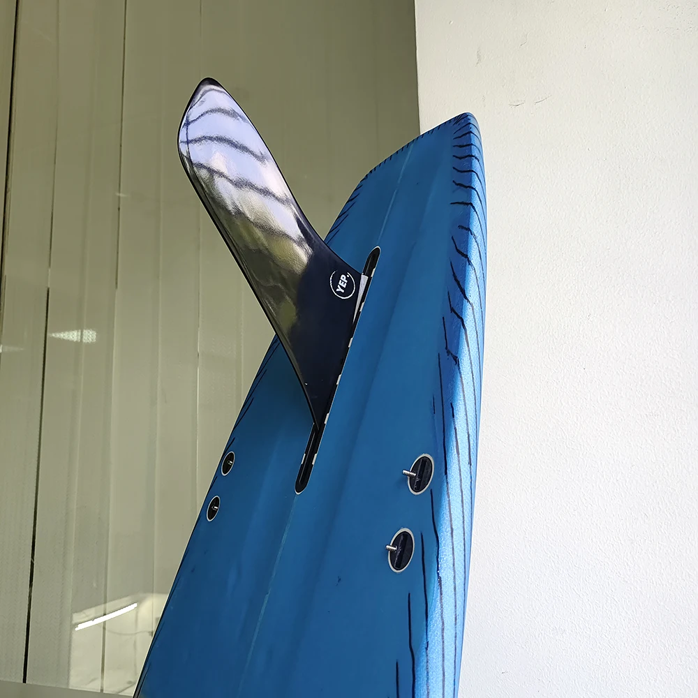 

Surfboard Big Fins, Plastic Longboard Fins for Supboard Centre Fin Black Up Logo, Longboard Keel Quillas Surf Accessories, 9"