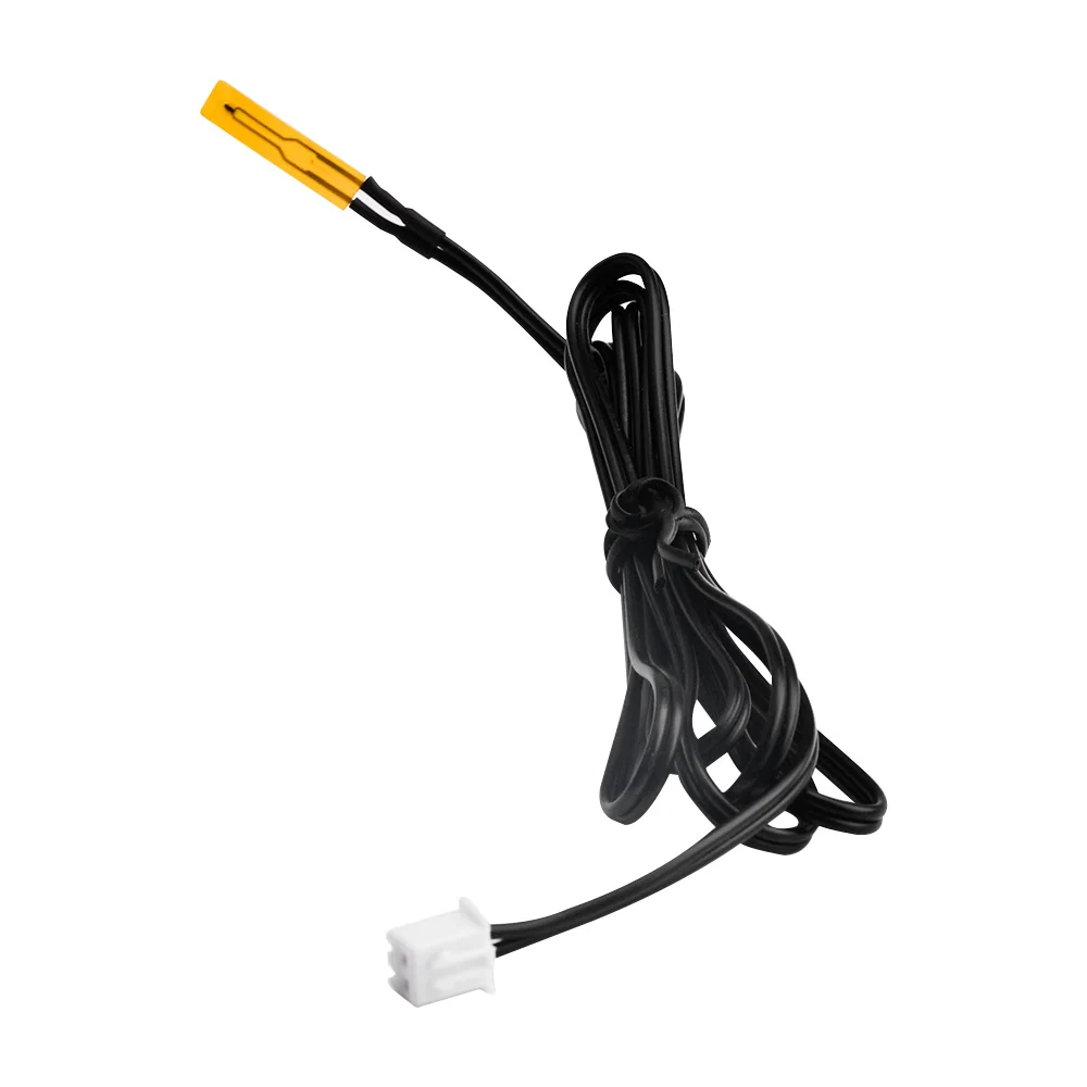 Ultra thin temperature sensor thin film thermistor probe NTC 10K temperature measurement XH2.54 terminal wire length 1 meter