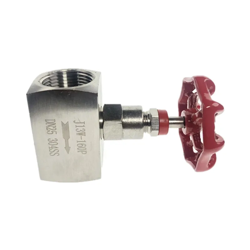 Female 304 Stainless Steel Needle Globe Valve Rigidity seal valve