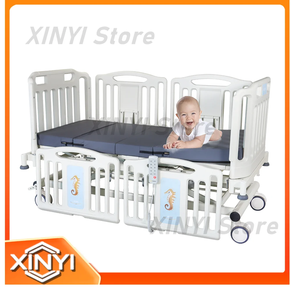 ABS Head Board Electric Pediatric Medical Bed for Children Hospitals Adjustable Hospital Bed for Kids for ICU Neonatal Care