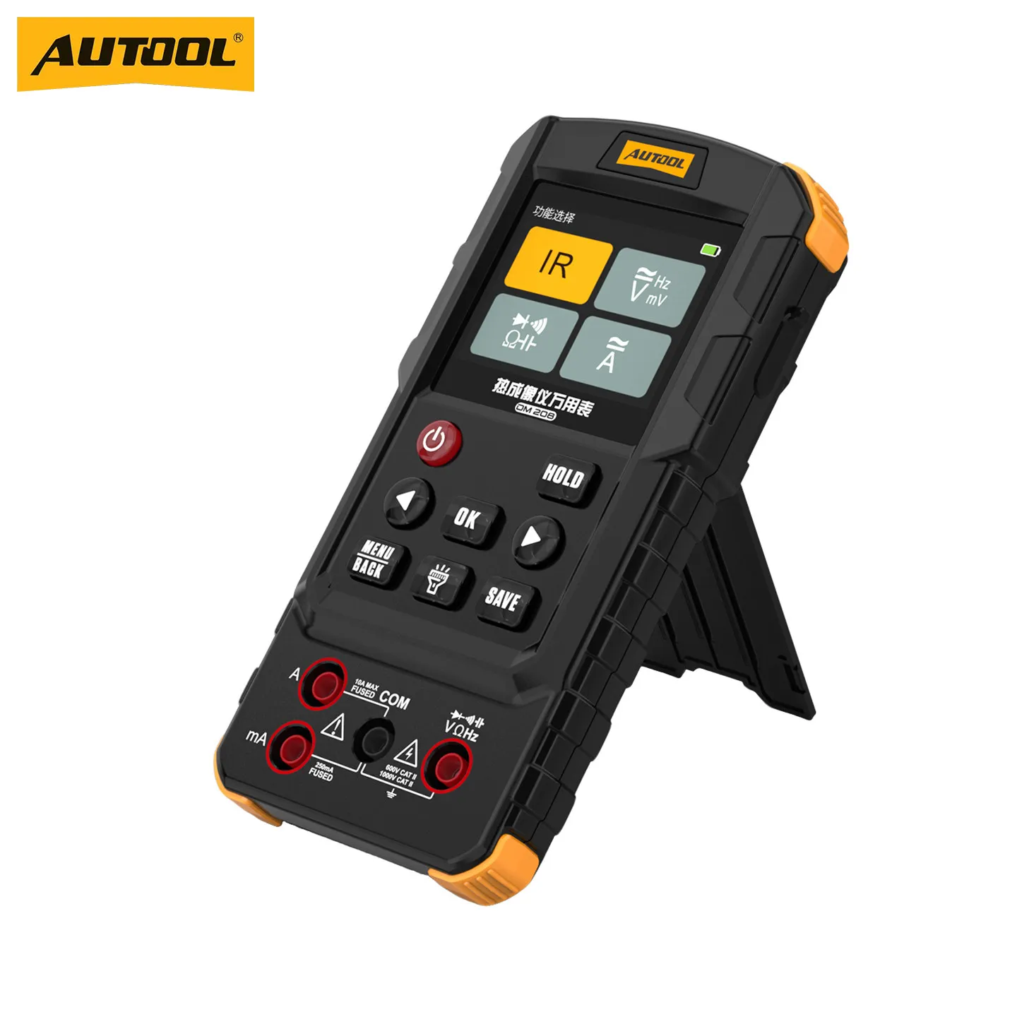 AUTOOL DM208 thermal imaging multimeter multifunctional automotive maintenance circuit detection high-precision instrument