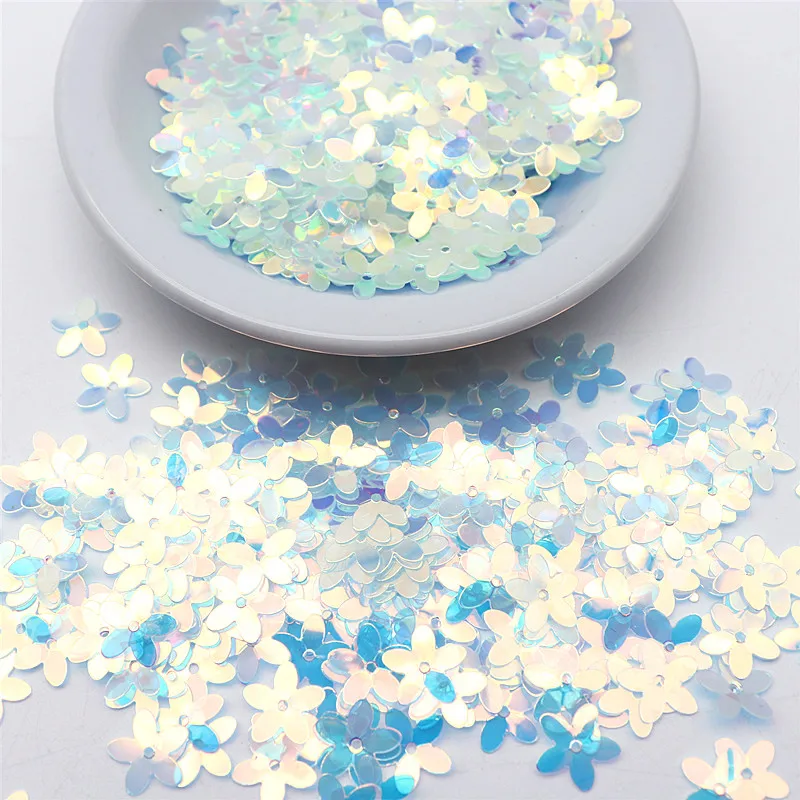 10g20g paillettes oro cristallo blu trasparente 3-10mm stella cuore luna paillettes multiforma fai da te Nail Art decorazione accessori artigianali