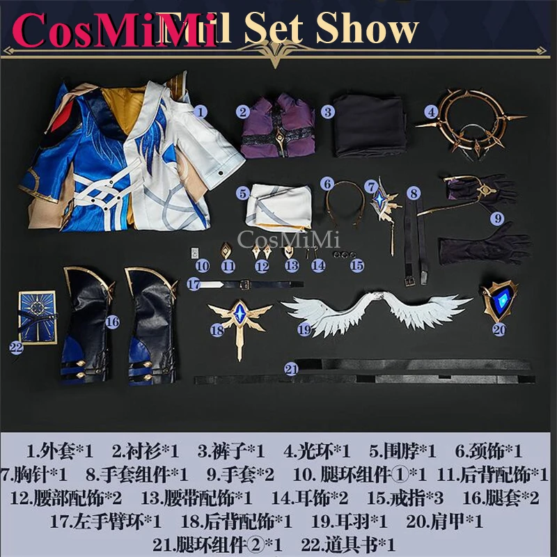 ชุดคอสเพลย์เกม Honkai: Star Rail Sunday ชุดใหม่ ครบเซ็ต แฟชั่นสำหรับงานคาร์นิวัล ปาร์ตี้ แต่งตัวเล่นบทบาท ไซส์ S-XXL