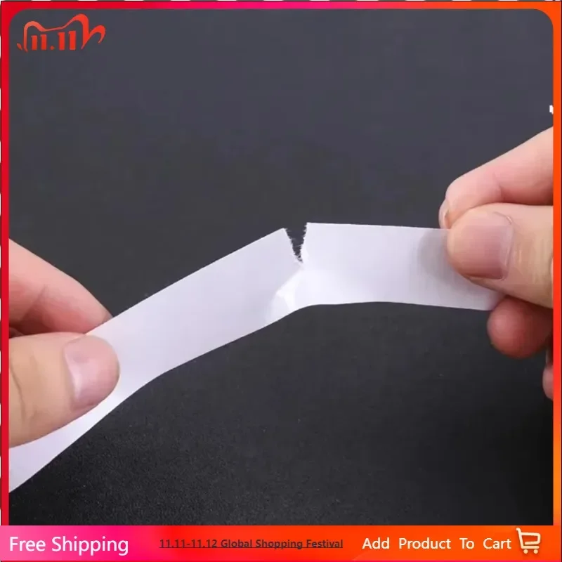 Adhesive Bag Second Side Adhesive 12 Meters Stationery Tape，New Office Supplies Double-sided Adhesive Super Thin Double-sided