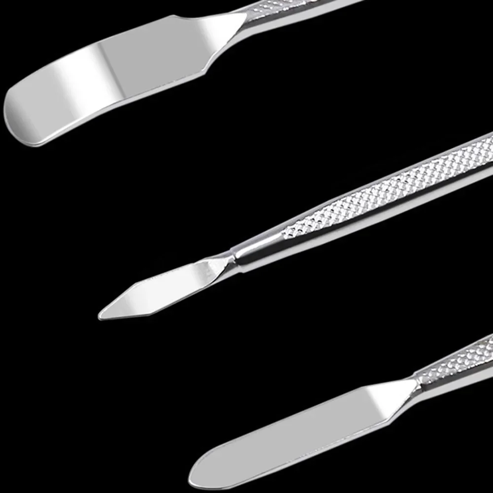 5 pz Lame a leva a mano Coltello a leva Kit Spudger in metallo per la riparazione del telefono cellulare Raschietto ad alta tenacità LCD IC CPU Coltello per rimozione colla