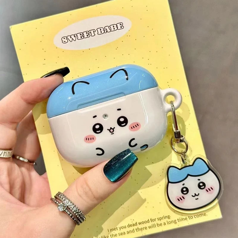 Ins стиль Chiikawa Kawaii Airpodspro Apple Bluetooth гарнитура Защитная детская Беспроводная Новинка 3 поколения телефон 1/2