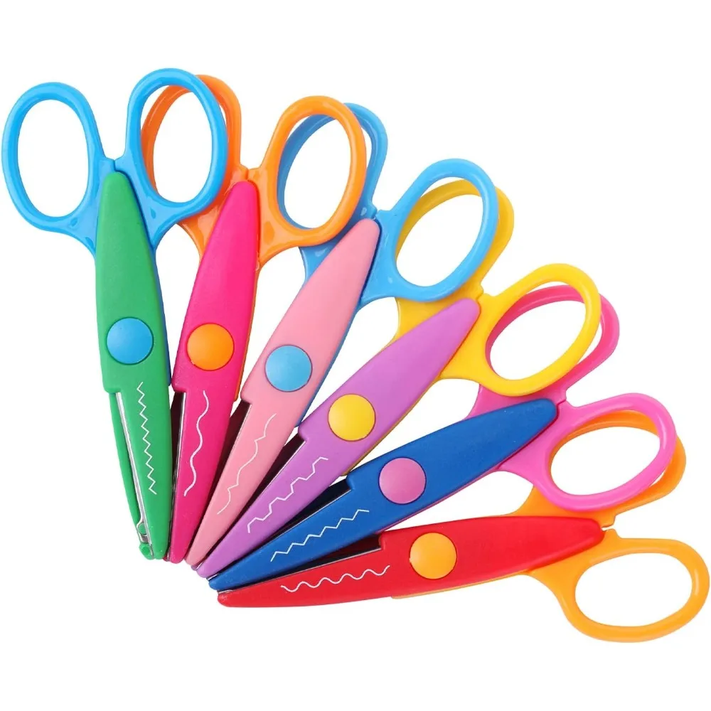 

Scissors - Decorative Edge, 6 Pack, Zig Zag, Scrapbooking, Fancy, Pattern, Design