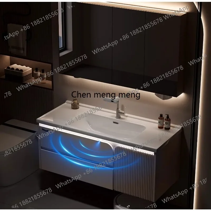 

F150 Ceramic integrated basin, bathroom cabinet, combined bathroom, washbasin, washbasin, bathroom cabinet