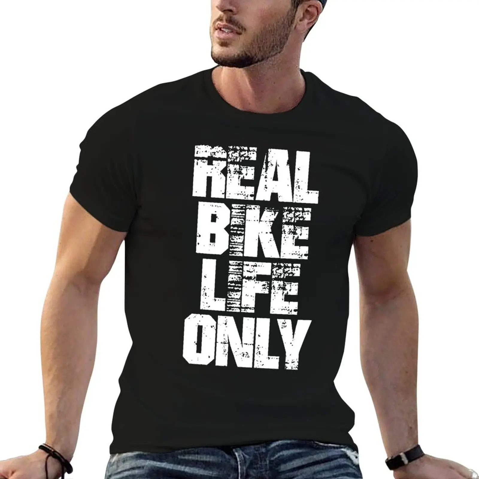

T-Shirt cotton life t real bike shirt only pack anime tshirt
