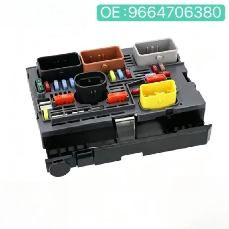 Engine Compartment Fuse Box OE 9664706380 BSM Unit Compatible with Citroen Aftermarket Replacement Part