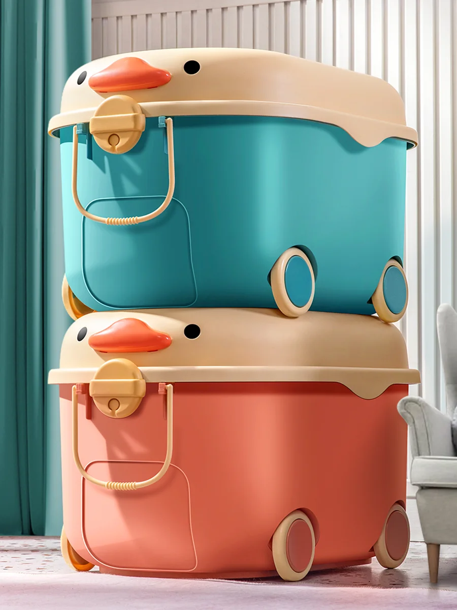 

Большой ящик для хранения игрушек Capaci, корзина для хранения детских тусклых, детский органайзер, пластиковый ящик для хранения с рисунком Sle для спальни...