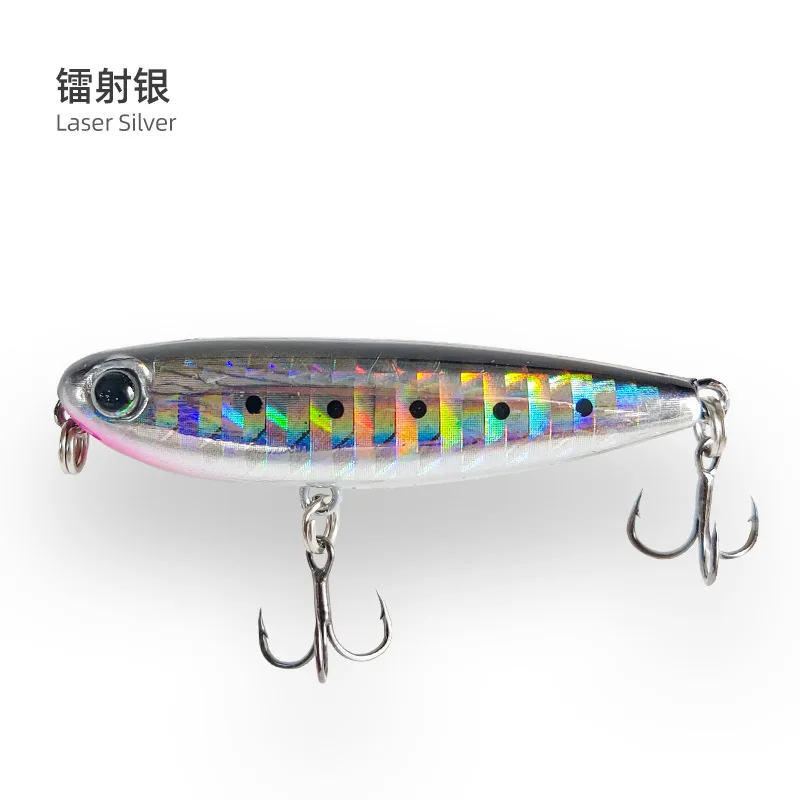 DUODUOYU 1PCS Neue Mini Schwimm Bleistift Angeln Locken 2,8g/50mm Kleine Spaziergang Hund Künstliche Salzwasser harten Köder Bass Fishing Tackle