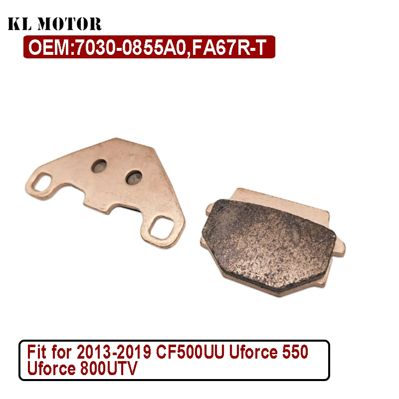 Rear Brake Pad For CF500 UFORCE 500 550 500CC 800CC U5 U8 UFORCE UTV 7030-081520 7030-0855A0 QUAD GO KART