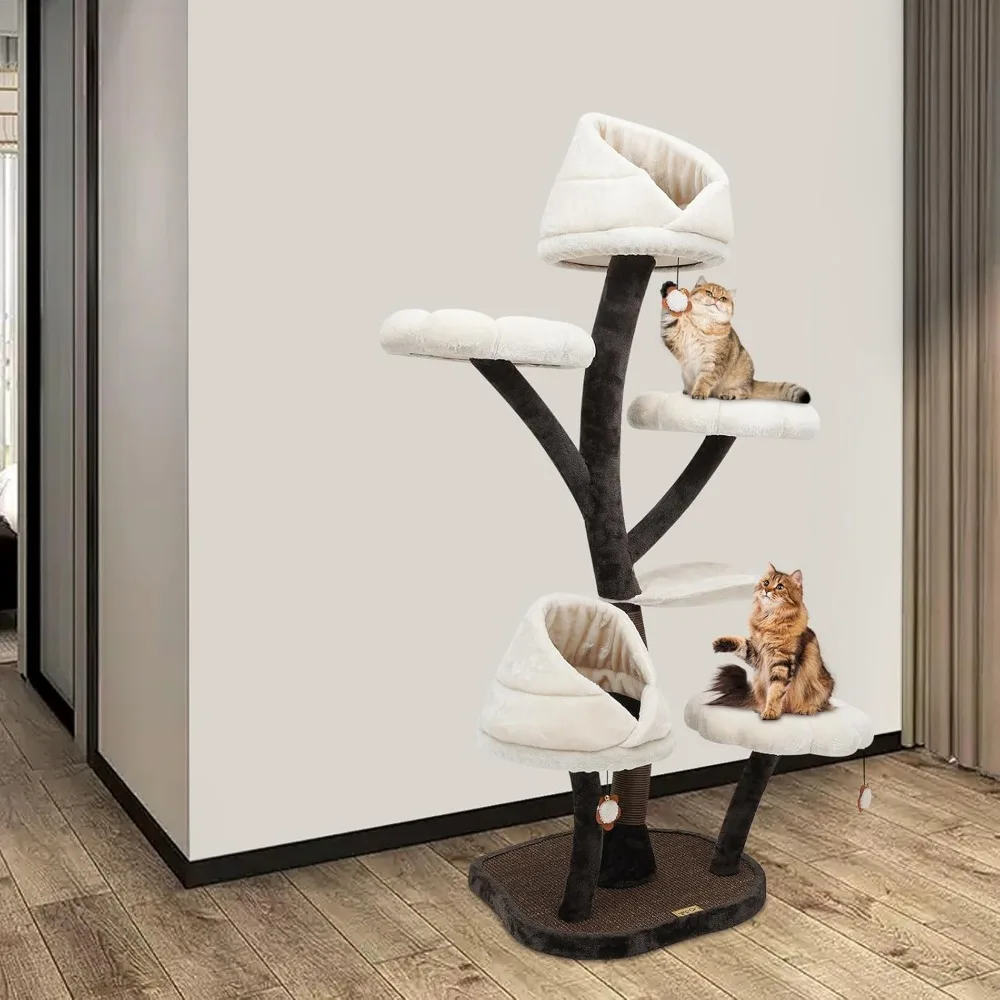 طاولة طعام خشبية مستطيلة أنيقة مقاس 78.7 بوصة للجلوس مقاس 6-8 بقاعدة أنيقة