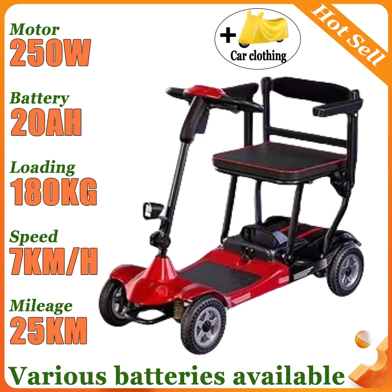 

Получитесь на самолете, удобное сиденье для инвалидов, мобильный скутер, мини-маленький струящийся бытовой портативный электрический самокат для пожилых людей