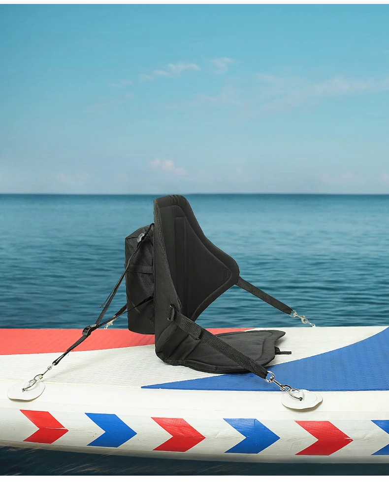 Sup Surfboard Kanu Rafting Boot Kajak Sitzkissen Rückenlehne Outdoor Bootzubehör mit Aufbewahrungstasche Sitz – Detail 6