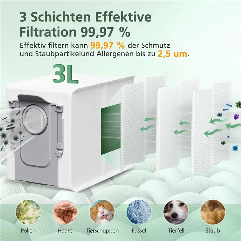 

For Roborock Qrevo Curv/P20 Pro Main Roller Side Brush Hepa Filter Mop Cloth Dust Bag Robot Vacuum Cleaner Parts-A68E