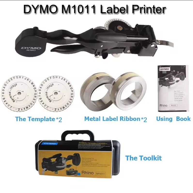 

Manual Metal Embossing Printer Date Batch Number Bump Plotter For DYMO M1011 M11