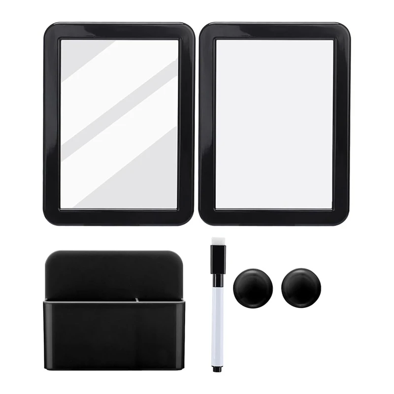 espelho magnetico whiteboard dry erase marcador titular kit acessorio da menina de volta as fontes escolares 01