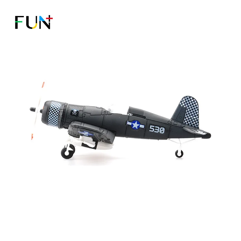 World War II F4U Cool Fighter Toy Model 4D DIY Assembled 1:48 Aircraft Model Military Fighter Science Education Toy Gifts