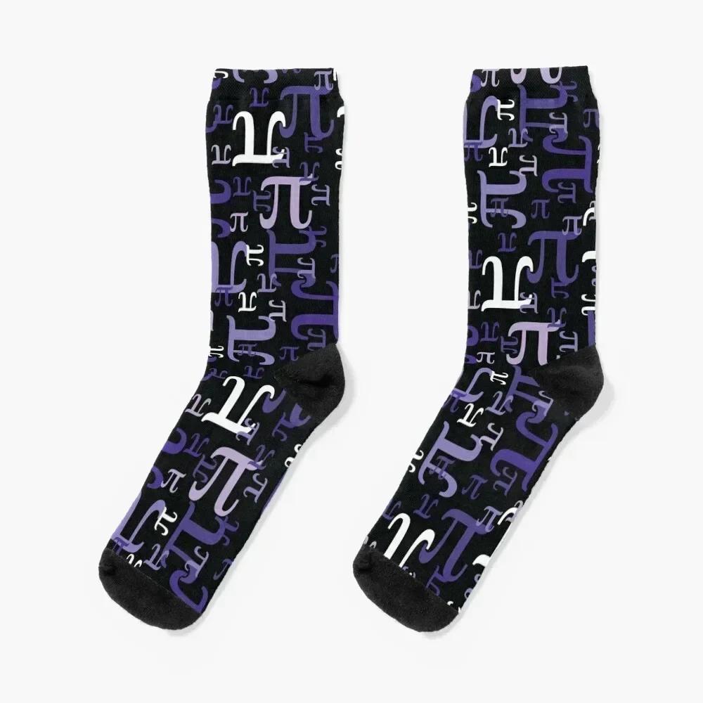 

Pieces of Pi (Purple) Socks sports and leisure Men's Run Women's Socks Men's