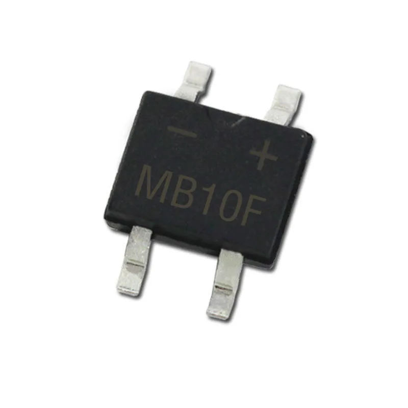 100~10000Pcs MB10F MB6F SMD Bridge Rectifier SOP-4 Rectifier Bridge Stack 0.8A 1000V/600V MBF Footprint