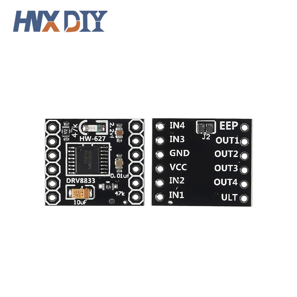 5/10PCS DRV8833 Motor Drive Module 1.5A Dual H Bridge DC Gear Motor Driver Controller Board DIY Kit