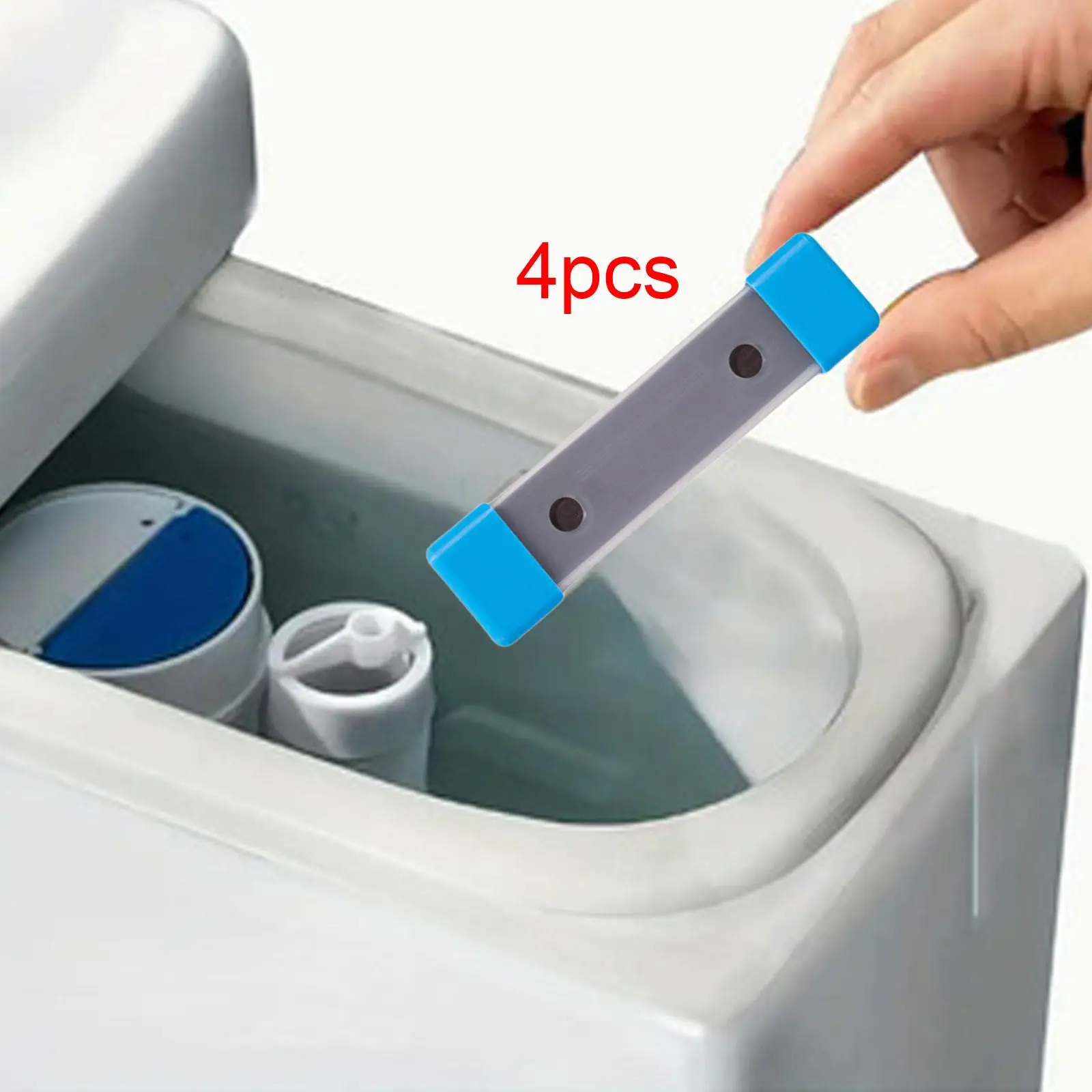 4Pcs Magnetic Toilet Bowl Cleaner Cleaning Supplies Toilet Tank Magnets for Public Occassion Toilet Bowl Cleaner