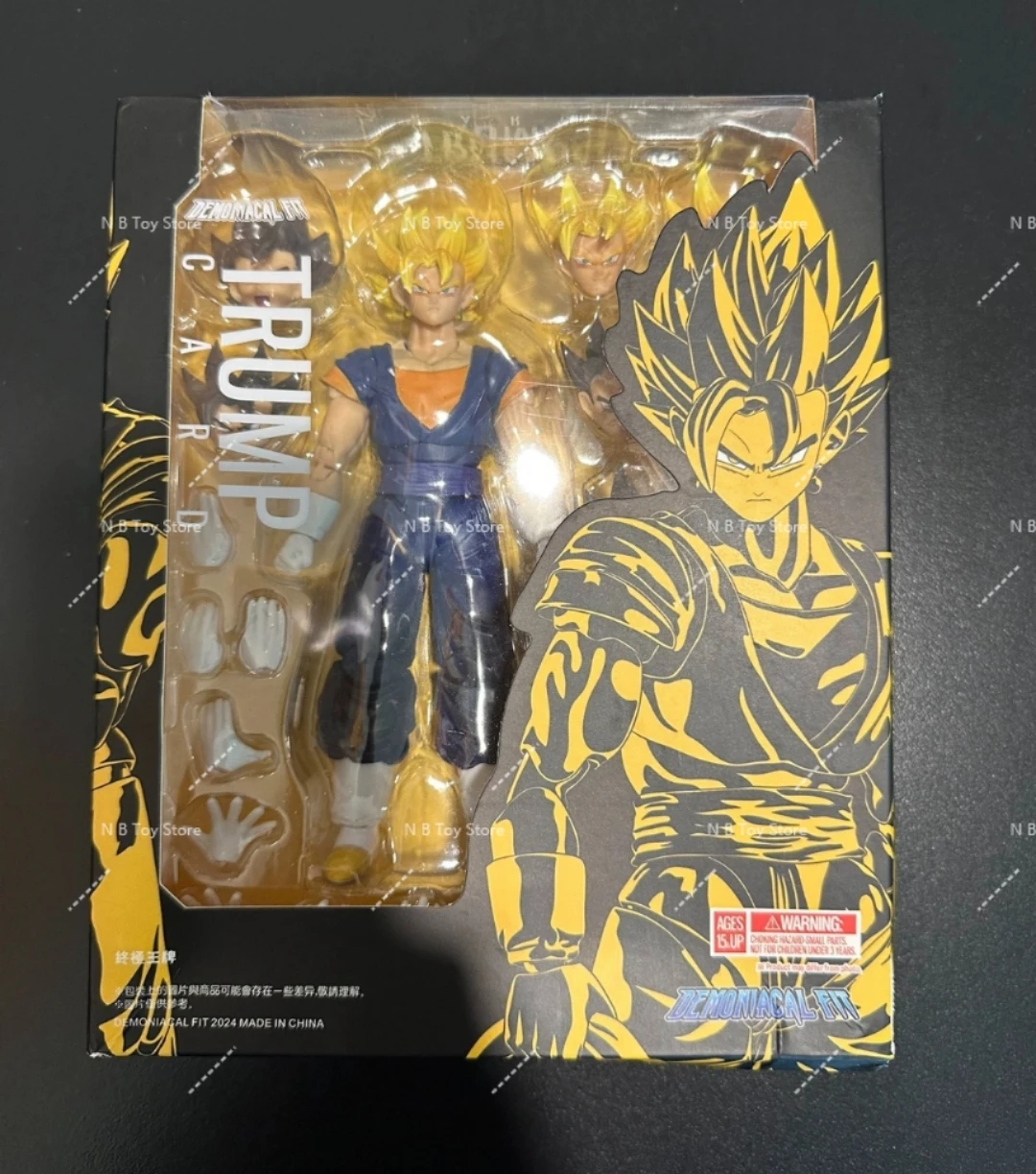 

Оригинальный Demoniacal Fit Dragon Ball Z Shf Super Saiyan SSJ Vetto Card Son Goku Vegeta в наличии, аниме, экшн-модель, игрушки