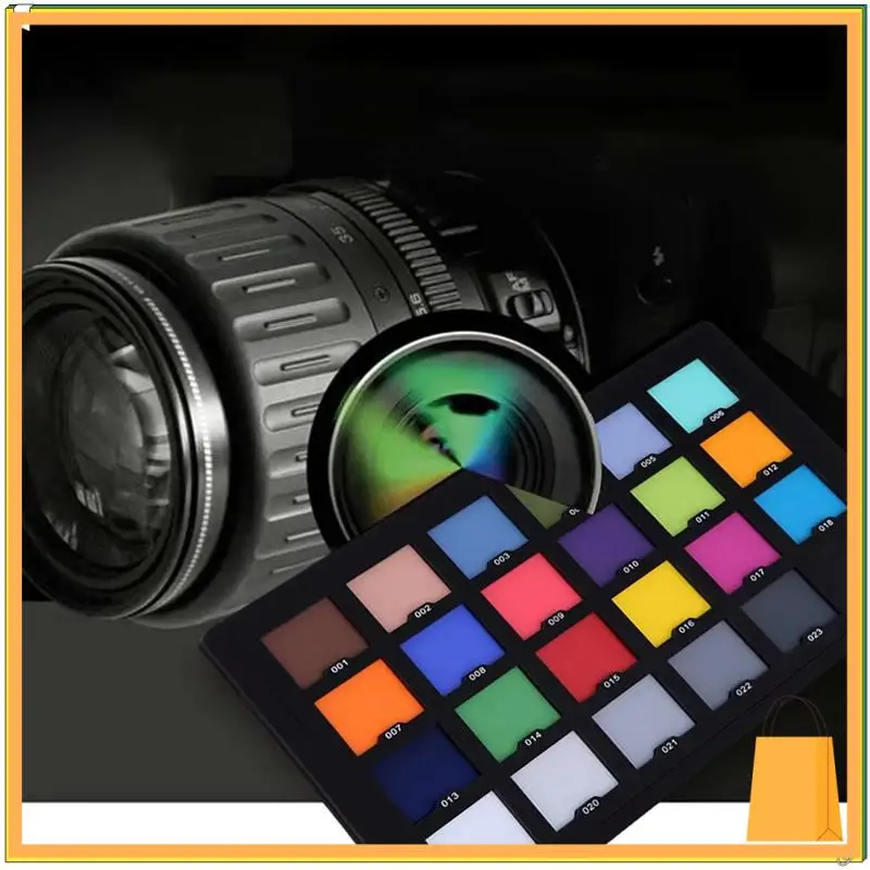 L52A-بطاقة اختبار الألوان لوحة التصوير الفوتوغرافي بطاقة الألوان لموازنة الألوان في لوحة ألوان الصور