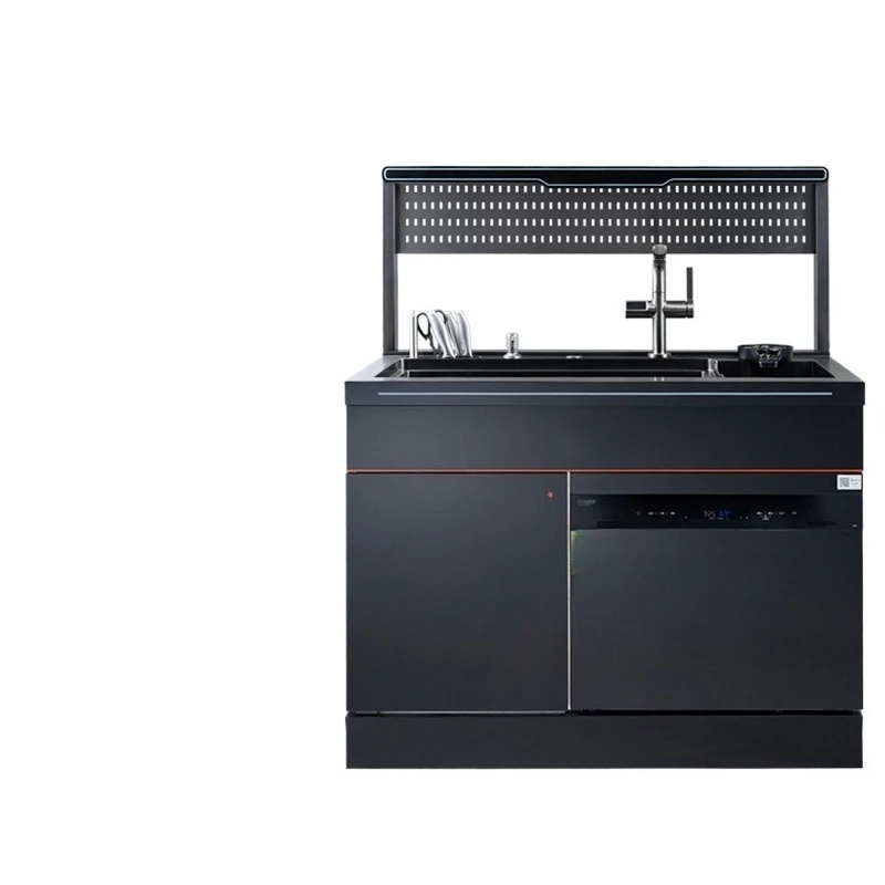 Design Embedded Hole Board for Automatic Cabinet with Integrated Sink Kitchen Furniture
