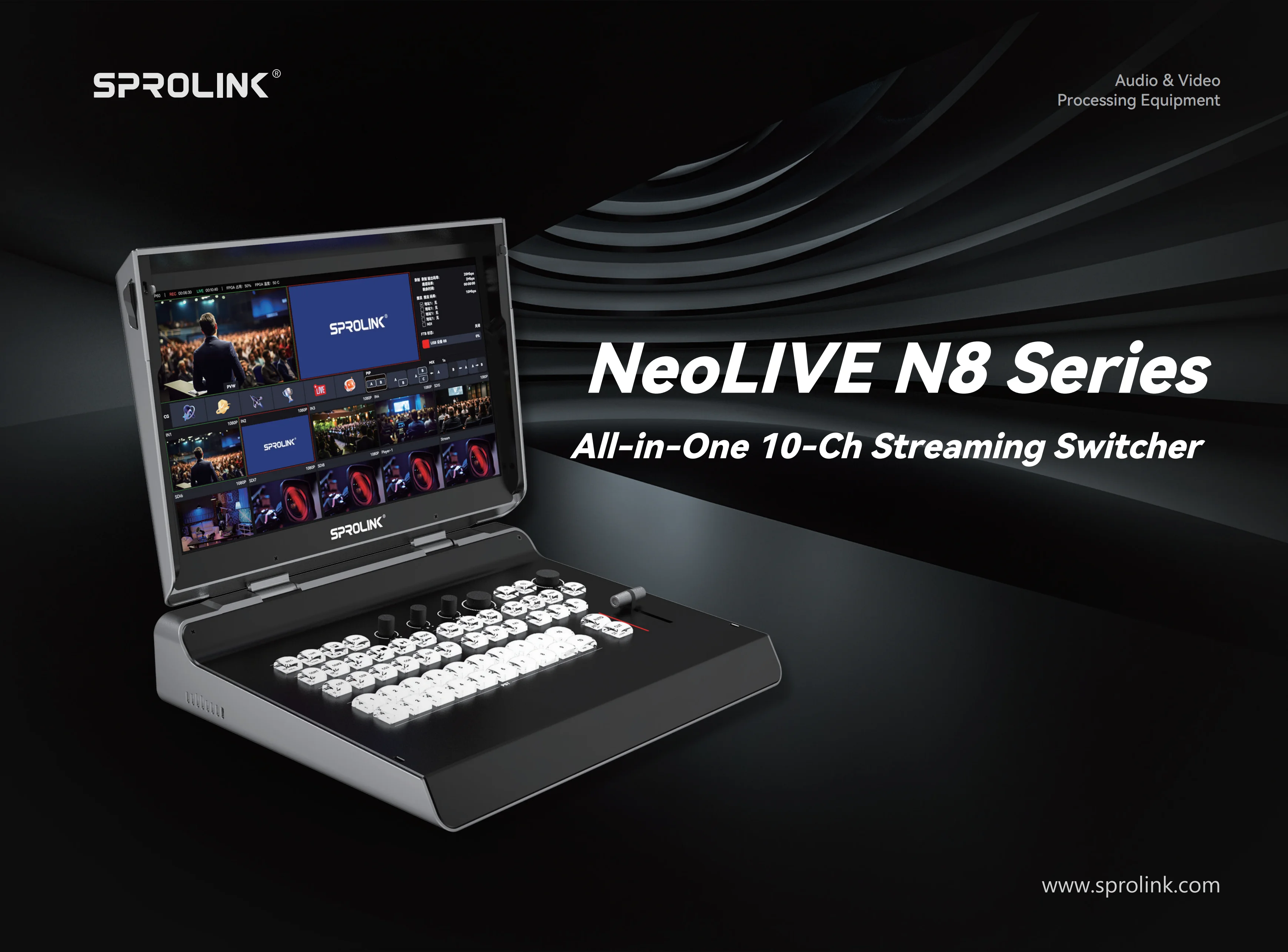 NeoLIVE N8S All-In-One 10ch Video Streaming Switcher