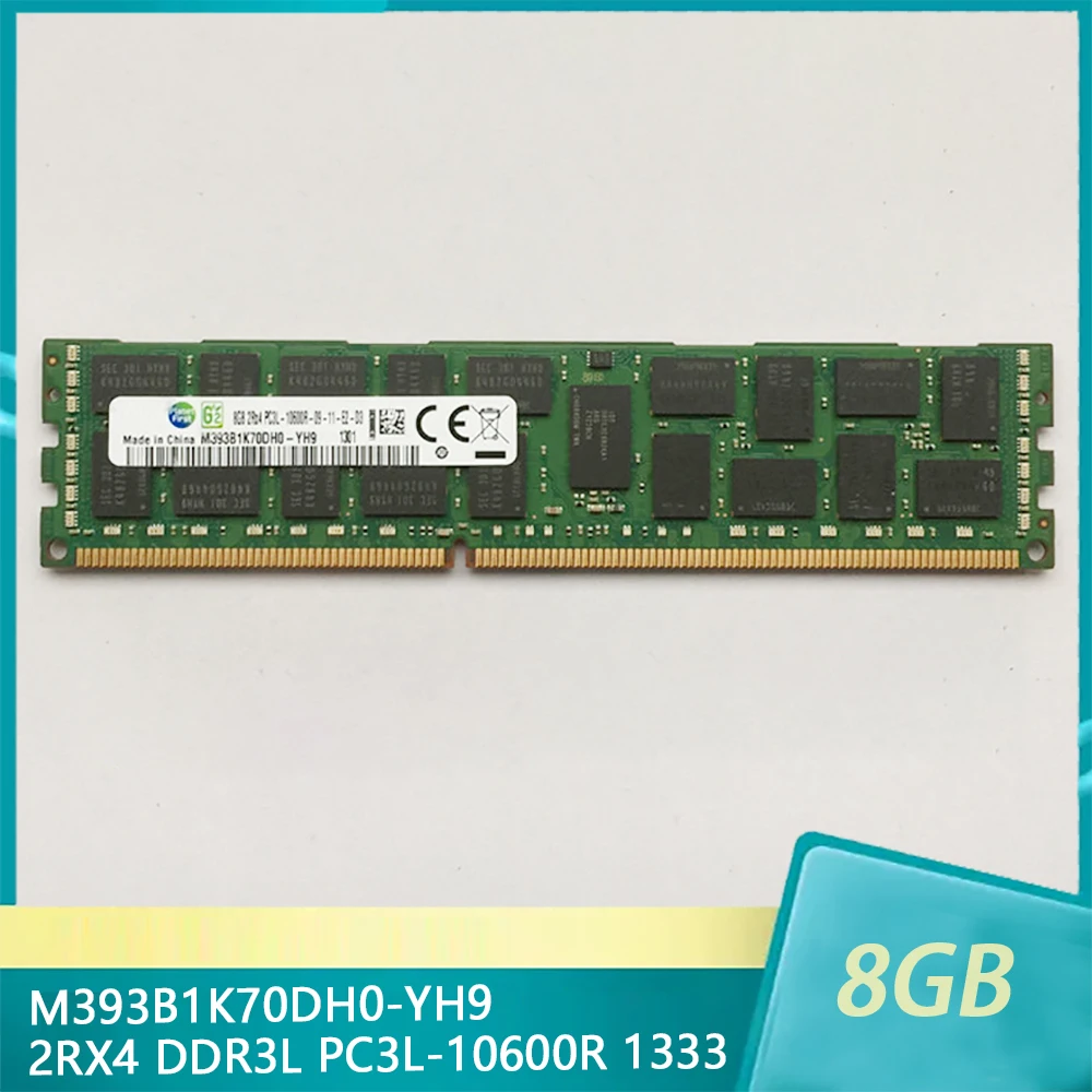 

For Samsung RAM M393B1K70DH0-YH9 8GB 8G 2RX4 DDR3L PC3L-10600R 1333 Server Memory