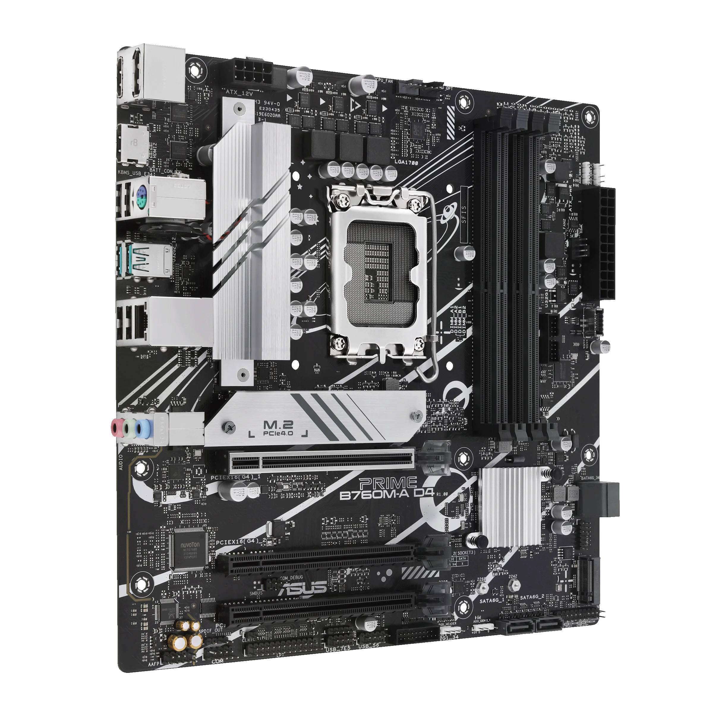 ASUS PRIME B760M-A AX D4 Motherboard Intel B760 LGA1700 DDR4 128 GB M.2 mATX unterstützt I9-14900 i9-13900 i5-12600 i9-12900 CPU