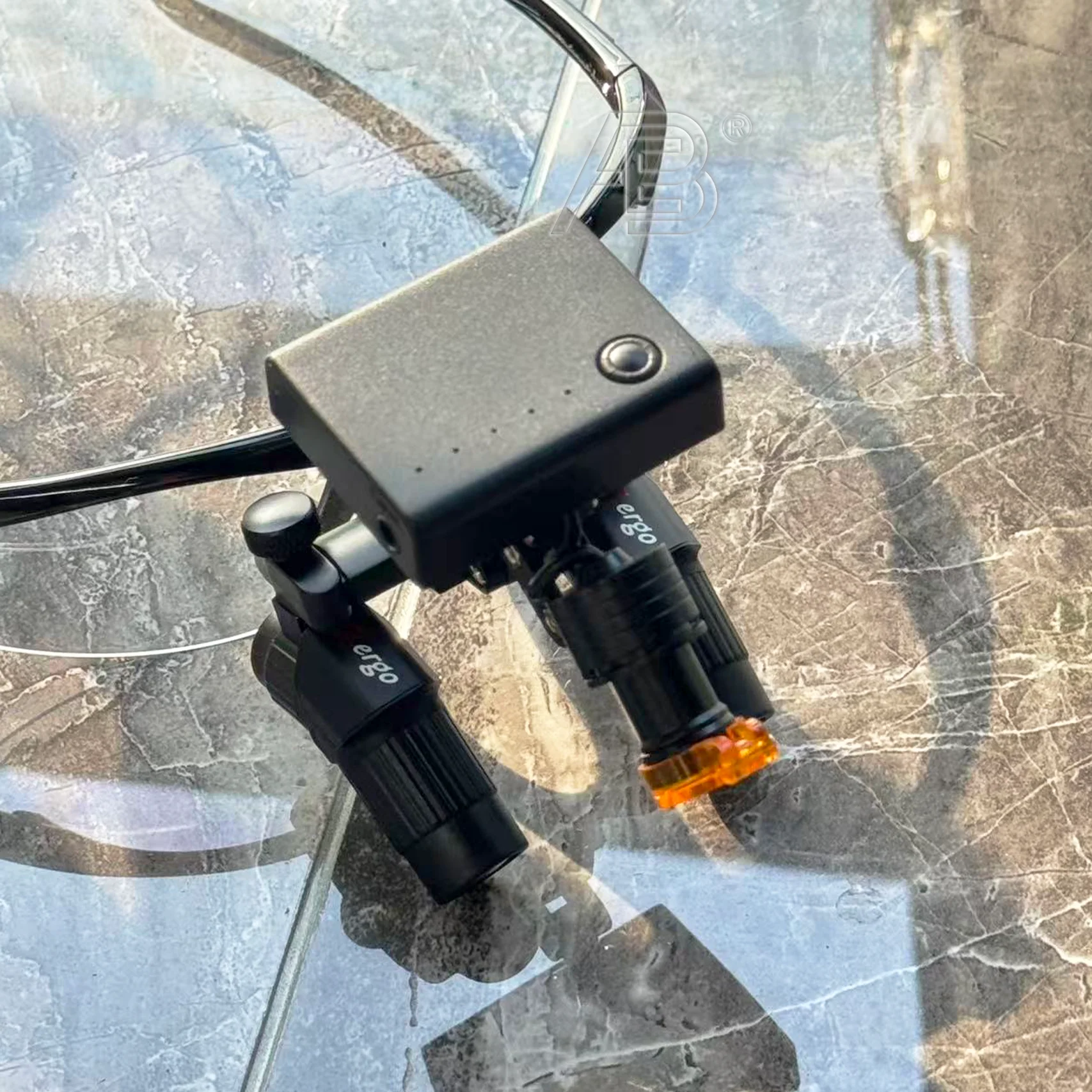 High Intensity OEM 4X Magnification Dentist New Ergonomic Dentl Ergo Surgicl Loupes With 5W Wireless LED Headlight