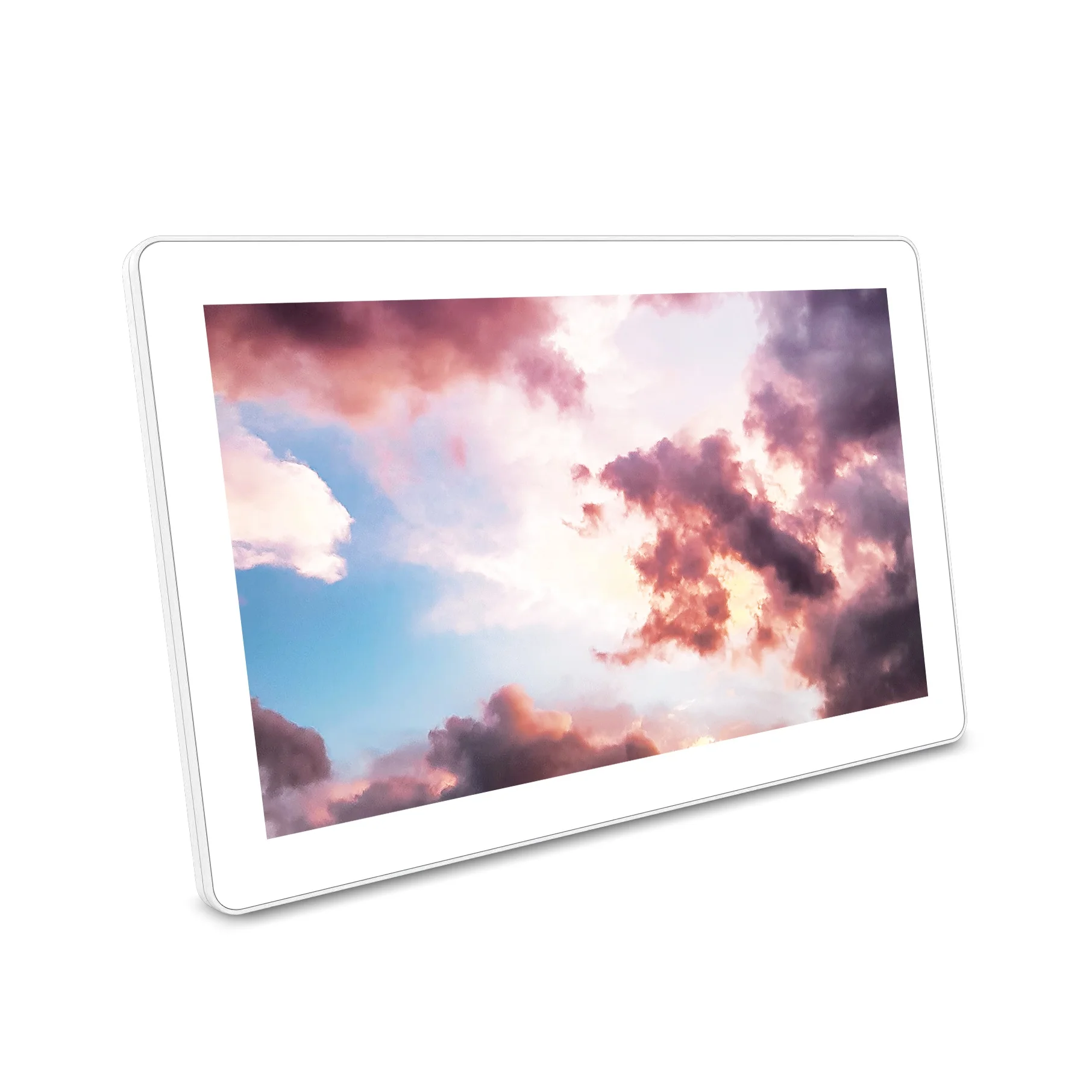 Factory price 15.6 inch Android Cloudy picture frame RK3326S touch Screen Wifi digital photo frame for family