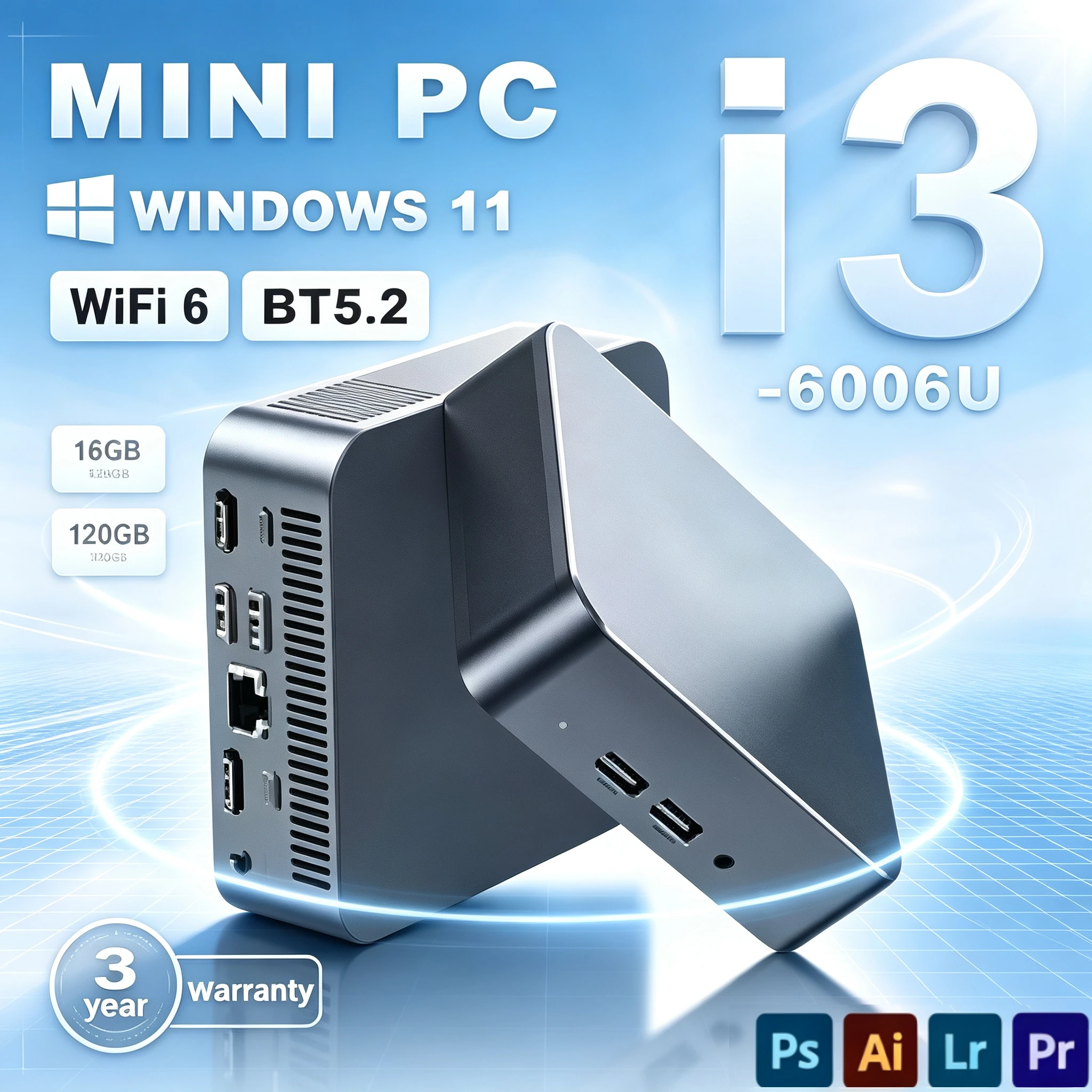 Pc Gaming I3 - Nowy Gamingowy Mini PC Windows 11