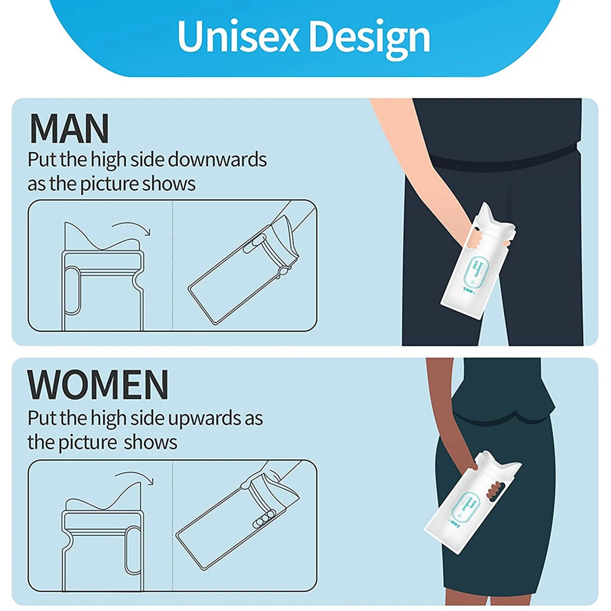 أكياس بول للاستعمال مرة واحدة للسفر ، والتخييم ، والطوارئ ، ومربى المرور ، والبول ، ، ، من من من من من من ؟