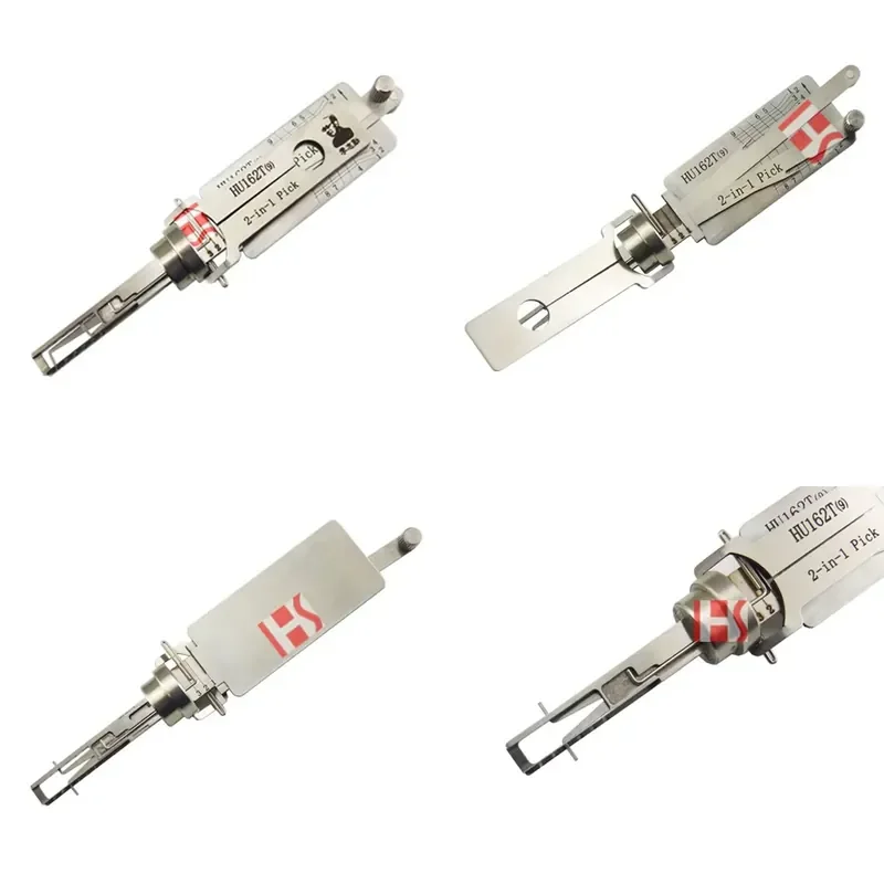

Lishi Quick Twist Tool Car Lock HU162T Key Decoder for Steel Plastic Lock Opener Essential for Locksmith Supplies