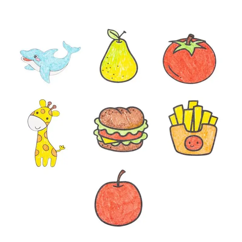 4Pcs DIY Drawing Art Educational Craft Sponge Canvas Board Handicraft Toy 3D Magic Puffy Foam Texture Painting Paper For Kids view 6