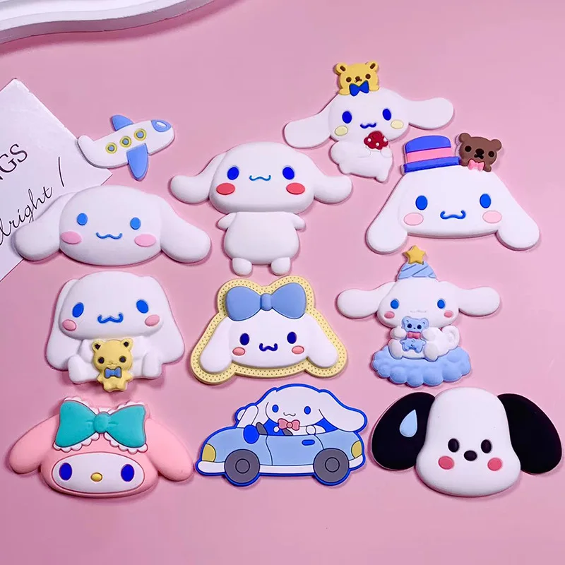 

Miniso, новая обувь с милыми мультяшными собаками, аксессуары, сандалии для мальчиков и девочек, садовая обувь с пряжкой, украшения, подходит для подвески