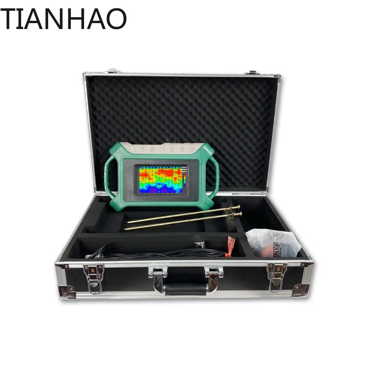 ADMT-300S-X Real-time Imaging Underground Water Detector,300 Meters Depth,2/3D Touch Screen Type 3screen Intercommunication