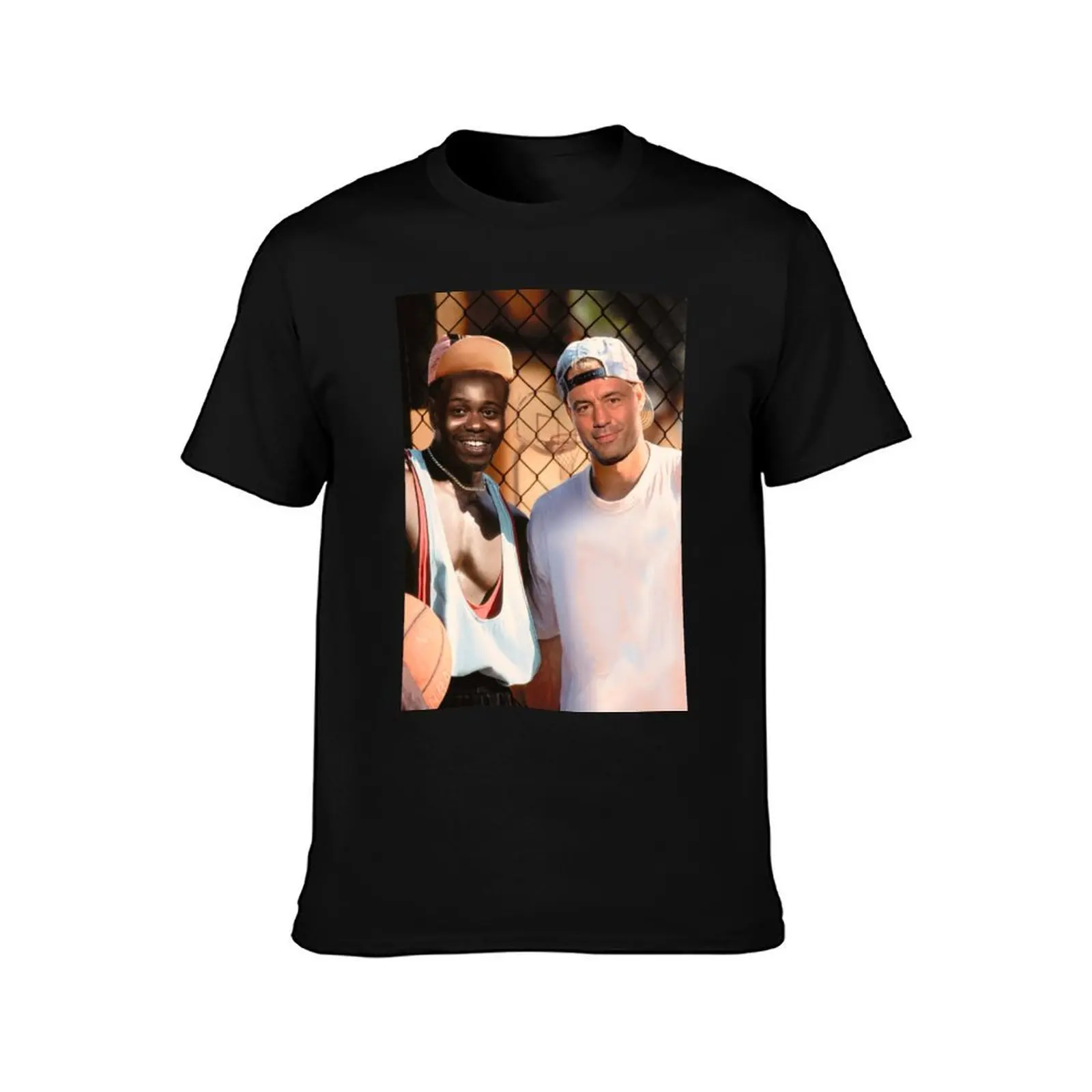 Joe Rogan and Dave Chappelle - White Men Can't Jump T-Shirt Running Gym Short Sleeve Sports Tee T-Shirt