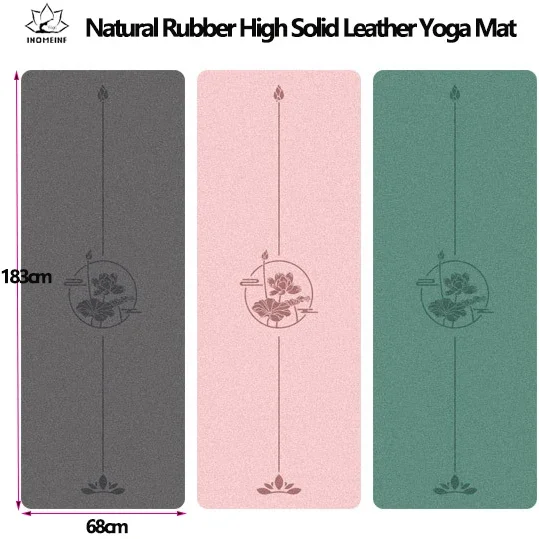 New Upgraded Tapete Para Ejercicios Coconut Fiber Silk PU Rubber Tudor Mats Double Sided Non-slip Natural Rubber Yoga Mats