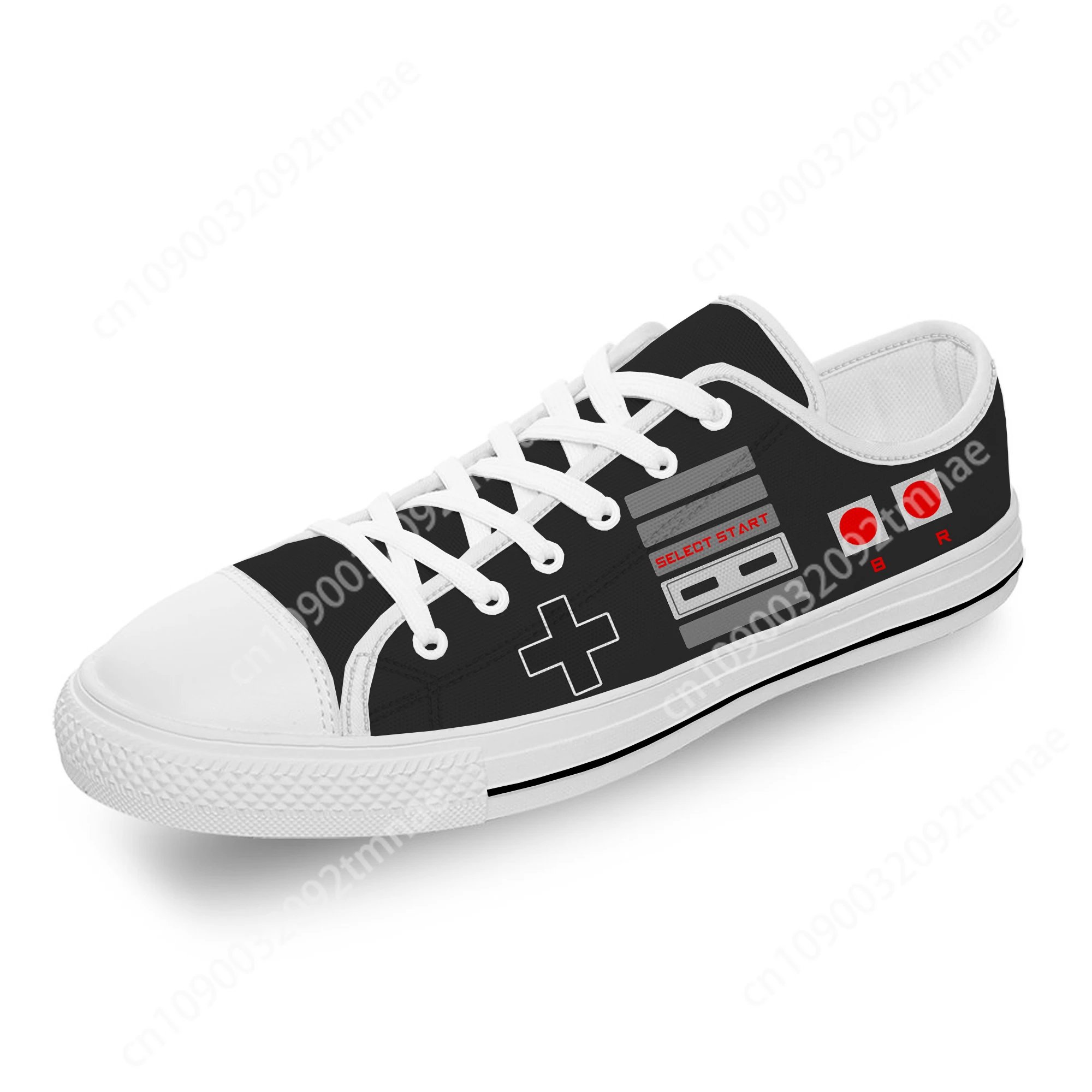 

Nintendo Nes Controller Low Top Sneakers Mens Womens Teenager Casual Shoes Canvas Running Shoes Custom Lightweight shoe