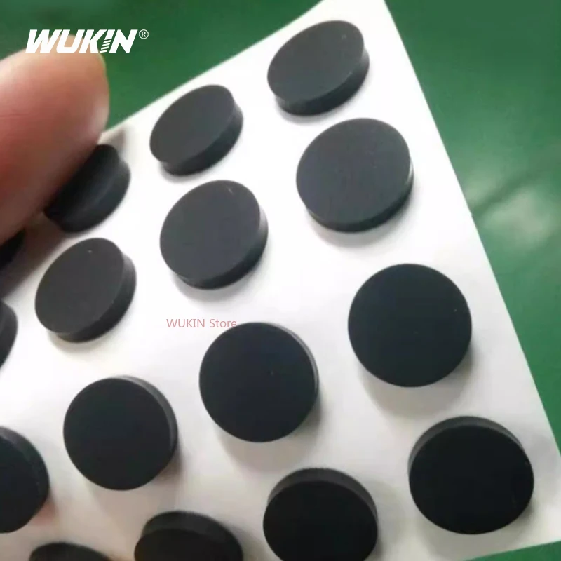 Self-adhesive Round Rubber Pads For Chair Leg Furniture Anti Slip Mat Table Feet Protector Pad Gaskets