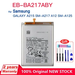 Genuine New 5000mAh EB-BA217ABY Phone Battery For Samsung Galaxy A21s SM-A217F / A12 SM-A125F Batteries Batteria+Tools