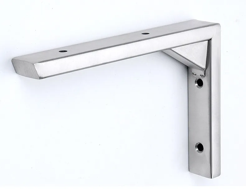 2 Stück Verstärkte Edelstahl-Dreieckshalterungen mit Schrauben DIY Regal-Eckverbinder für Marmortisch-Arbeitsplatten – Detail 23