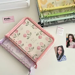 A5 Zipper Binder Photocard Holder Kpop Idol Photo Album PVC Photo Card Collect Book Photocards Album for Photographs 포카 바인더 콜북