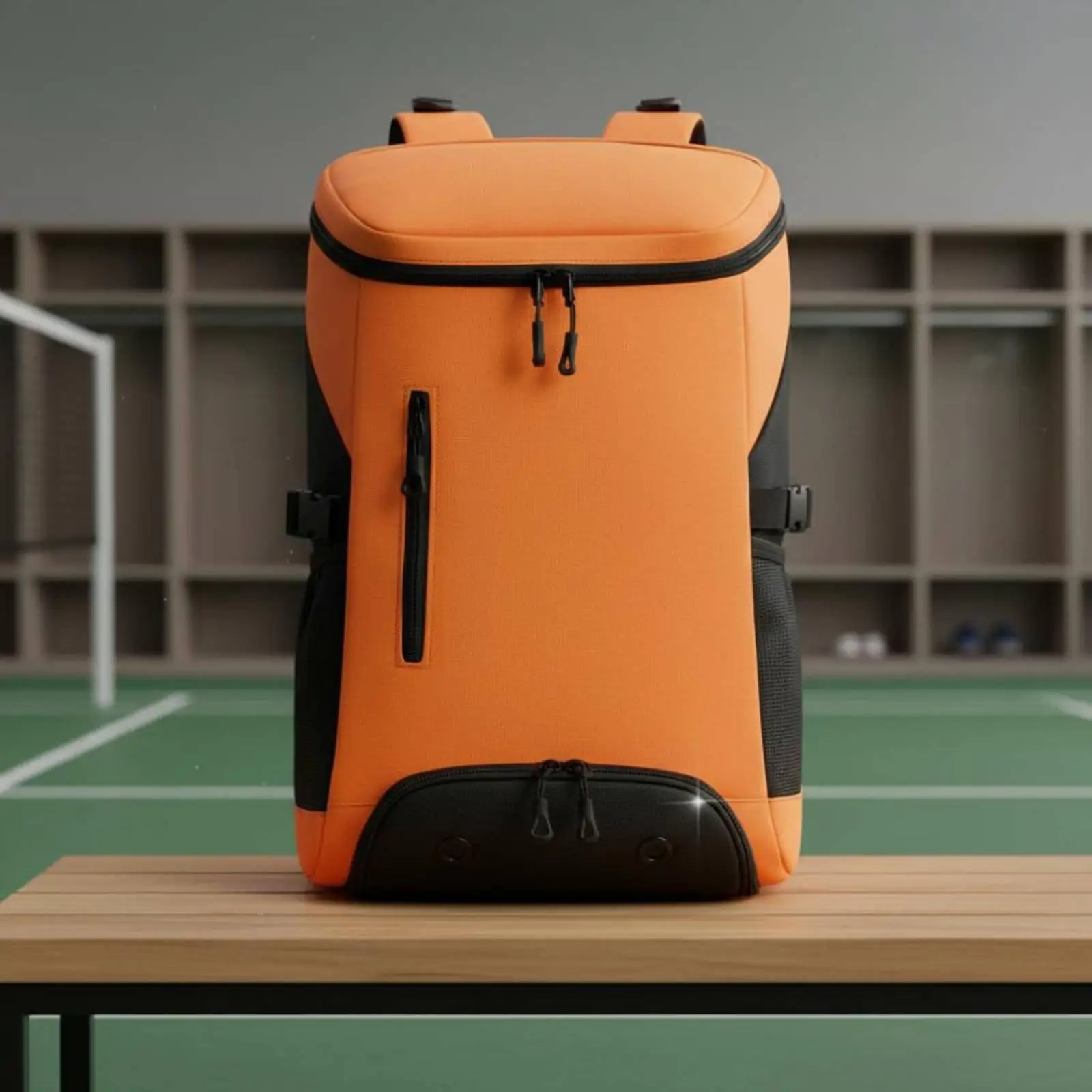 Badminton Racket Backpack Multi-Layer Storage Badminton Bag Large Capacity